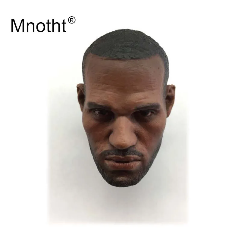 Голова Mnotht LeBron James Sculpt в масштабе 1/6 Мужская голова солдата резьба модель