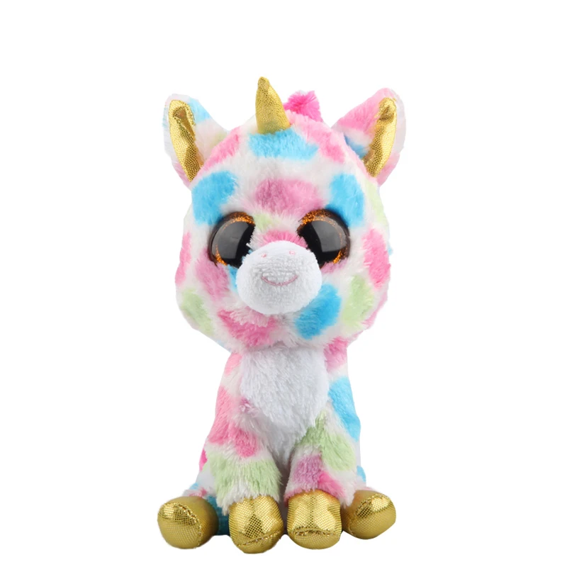 Ty Beanie мягкие и плюшевые животные Красочные Единорог игрушка кукла