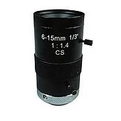 

CCTV lens 6-15mm, F1.4 Varifocal Manual Iris cctv camera lens CS lens,lens for Security Camera Surveillance cameras