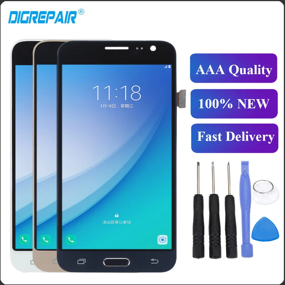 

J320F LCD For Samsung Galaxy J3 2016 Display J320M LCD Display Touch Screen Digitizer Adjust Screen For Samsung J3 2016 LCD