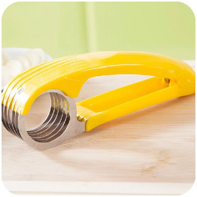 Popular Kitchen Accessories Banana Slicer Chopper Fruit Cutter Cucumber Salad Vegetable Peeler New Cooking Tool Home Creative