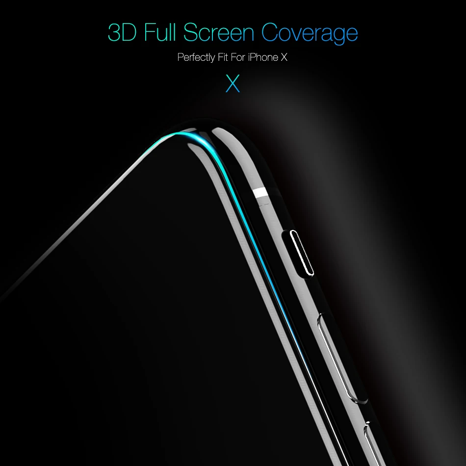 FLOVEME 03mm Zurück Flim Schutzglas Für iPhone X Bildschirm schutz 3D 9 H Gehärtetem Glas Für iPhon