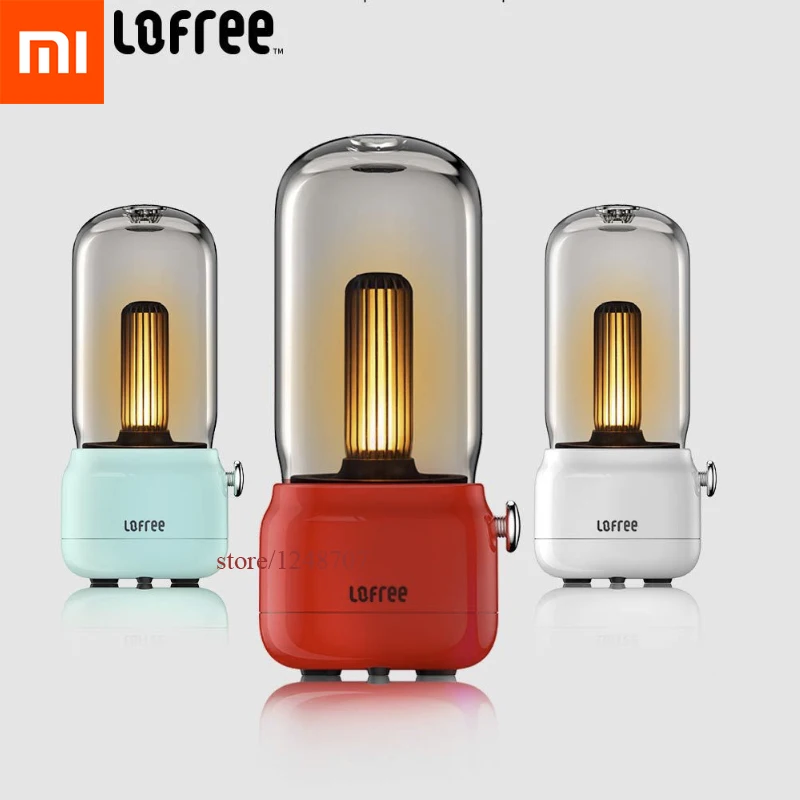 

Xiaomi Lofree Candly Light Portable Lmap 1800K LED Sound Source Atmosphere Retro Night Light Table Lamp Bar Decor Creative Gifts