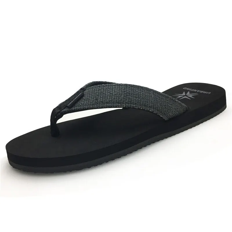 

New Arrival Men Casual Flip Flops Big Size 41-46 Home / Beach Slippers Man Summer Flat Shoes Black Brown