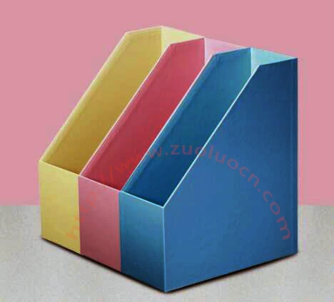 

3pcs/ set Customized Office paper greyboard document tray printing