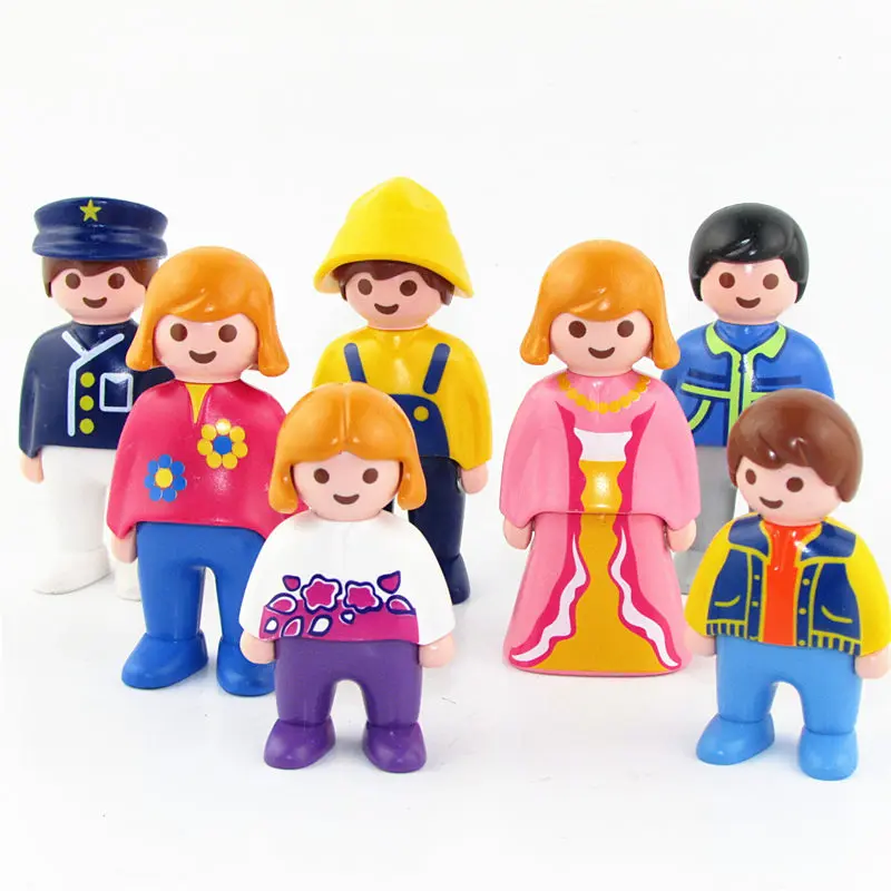 Мини фигурка Playmobil игрушки для детей Оригинальные фигурки девочек школьников