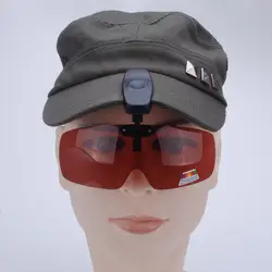 Vazrobe клип на поляризованные очки мужские и женские Флип Зажим Кепки вождения очки UV400 Регулируемый желтый/красный объектив