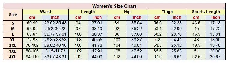 women size