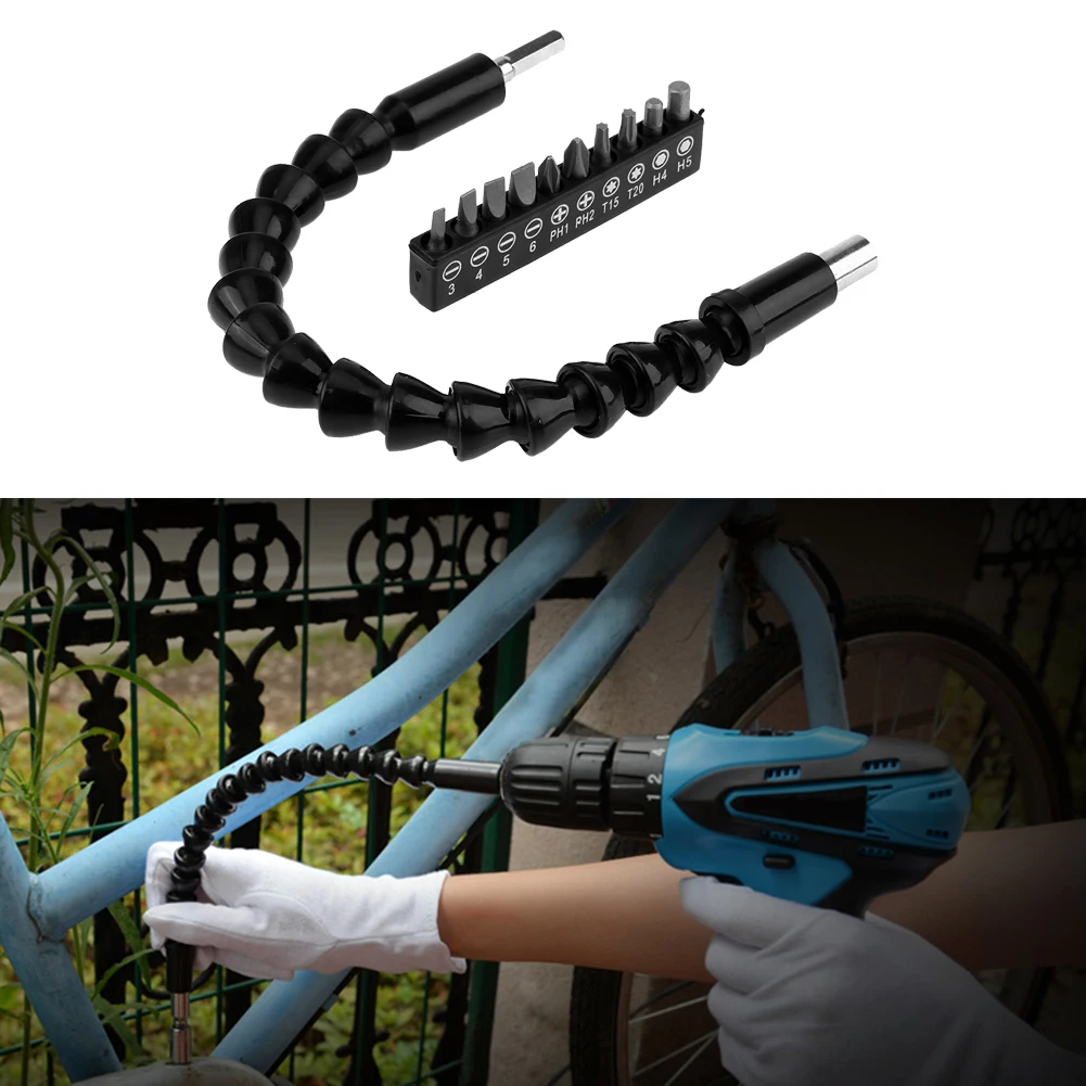 Electronics Flexible Extension Drill Shaft Screwdriver Bits Holder Connector Link Flexible Shaft