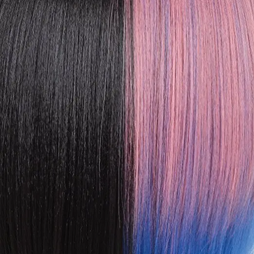 Ccutoo женский Мелани Мартинес BOBO короткий розовый синий черный микс прямые синтетические волосы Косплей Костюм парик теплостойкое волокно
