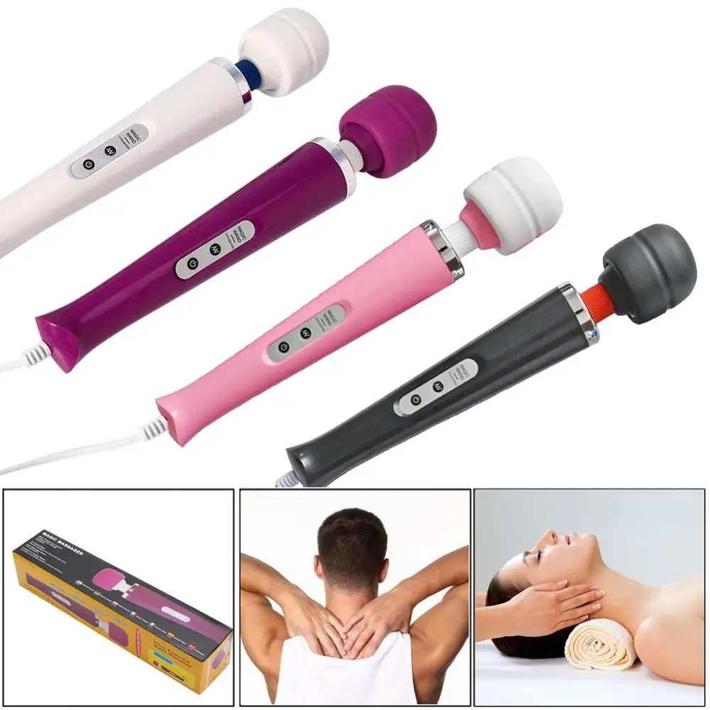 10 Speed Magic Motor Massager Massage Head Foot Full Body Vibrator US Plug