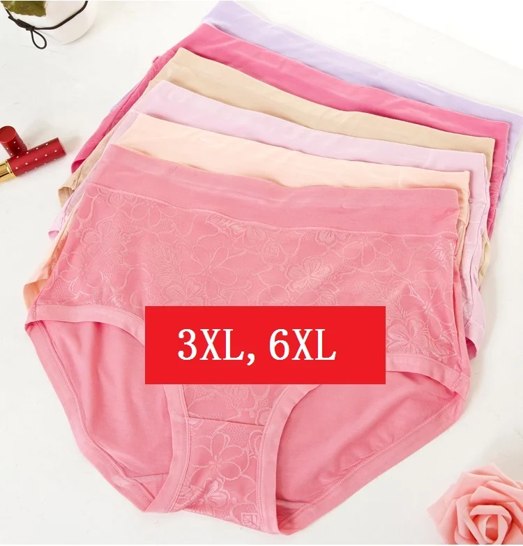 Женские трусики с высокой талией большие размеры 3XL 6XL 5 шт./лот|Женские трусики| |