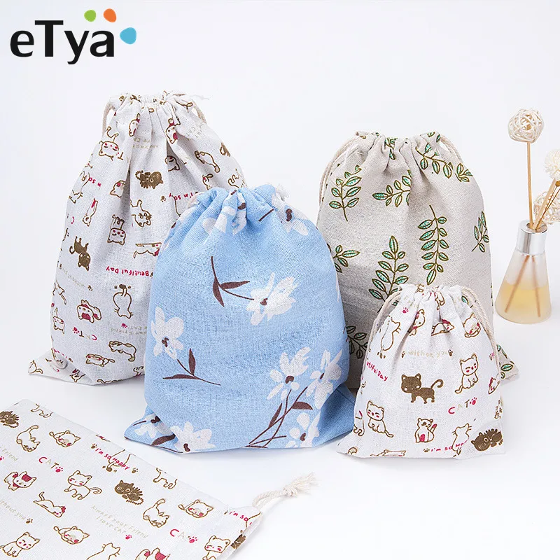 eTya Fashion Fresh Women Shopping font b Bag b font With font b Drawstring b font