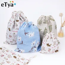 eTya Fashion Fresh Women Shopping font b Bag b font With font b Drawstring b font
