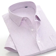 Клетчатая Высококачественная модная футболка с коротким рукавом, новая комбинированная цена, мужская летняя супер большая рубашка размера плюс M-8XL9XL10XL 73080