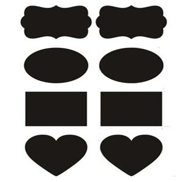vinyl chalkboard label stickers adhesive blackboard chalkboard