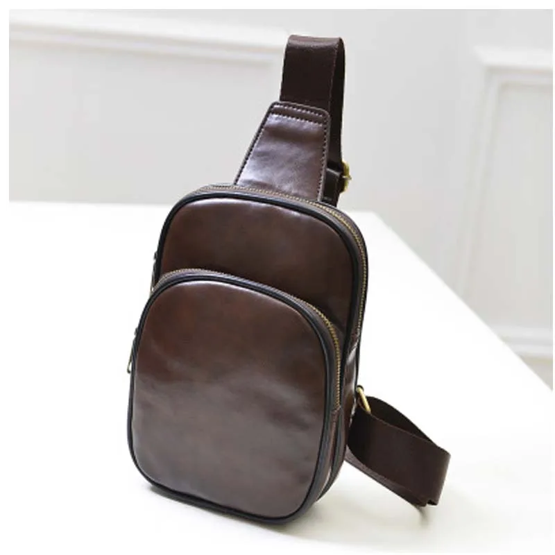 

Famous designer men chest bag small travel messenger bags pu leather shoulder bags for men purse sacoche homme