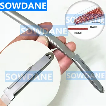 Dental Implant Bone Scraper Stainless Steel Tool Instrument Dental Surgical Collector Lab Tooth Cleaning Scaler new 16 hole dental scaler tip disinfection box dental stainless steel working tip holder box dental instrument multifunction