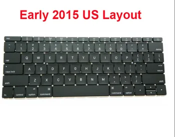

New Keyboard for Macbook Retina 12-inch A1534 Early 2015 US Layout MF855LL/A MF865LL/A