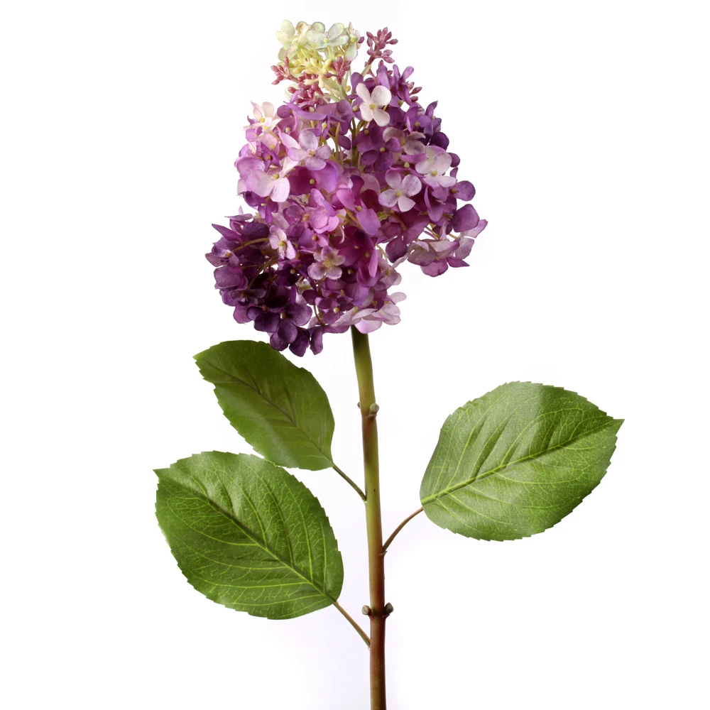 New Handmade Silk Flower Atificial Cone Hydrangea Silk ...