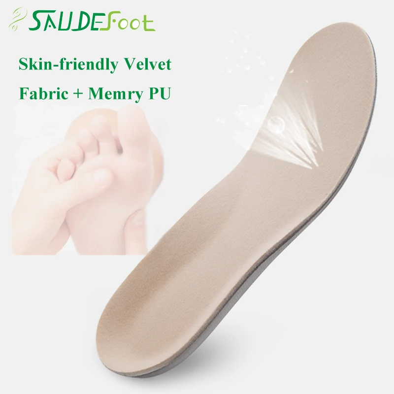 Стельки Saudefoot ПУ спортивные подушечки для поглощения пота облегчение боли мужчин