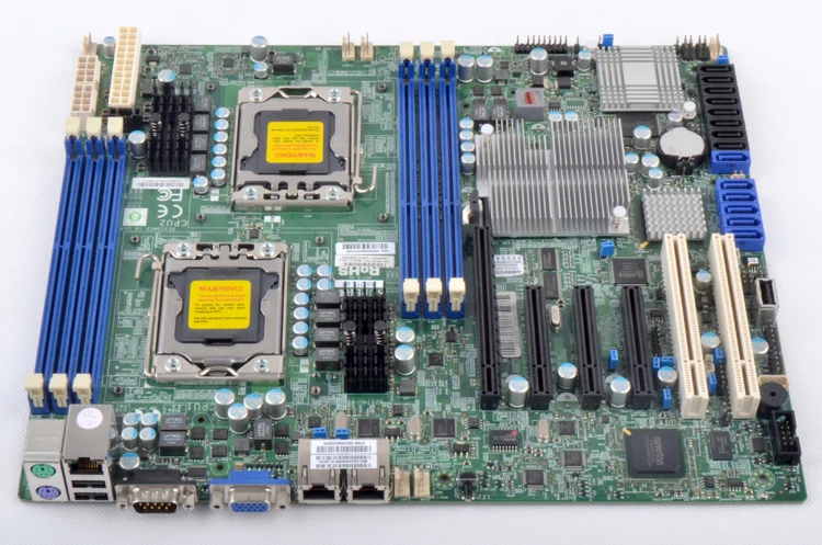 

Used Applies to for Supermicro X8DTL-6 -6F-3 -3F -I -IF LGA1366 X58 Two-way game hang-up server workstation motherboard support