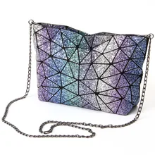 Starry Sky New BaoBao Bag Women chain Lightnig Luminous Geometry Women Shoulder Bags Plain Folding Messenger Bag bolso baobao