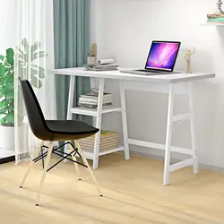 Офис компьютерный стол с принтером и Бумага полки белый дропшиппинг