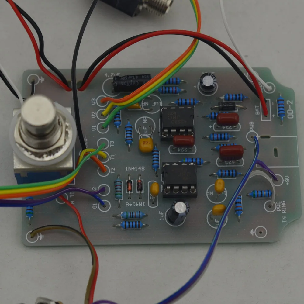 Музыкальный инструмент овердрайв гитарный усилитель педаль эффектов и True Bypass электрогитара ra stompbox педали OD2 наборы
