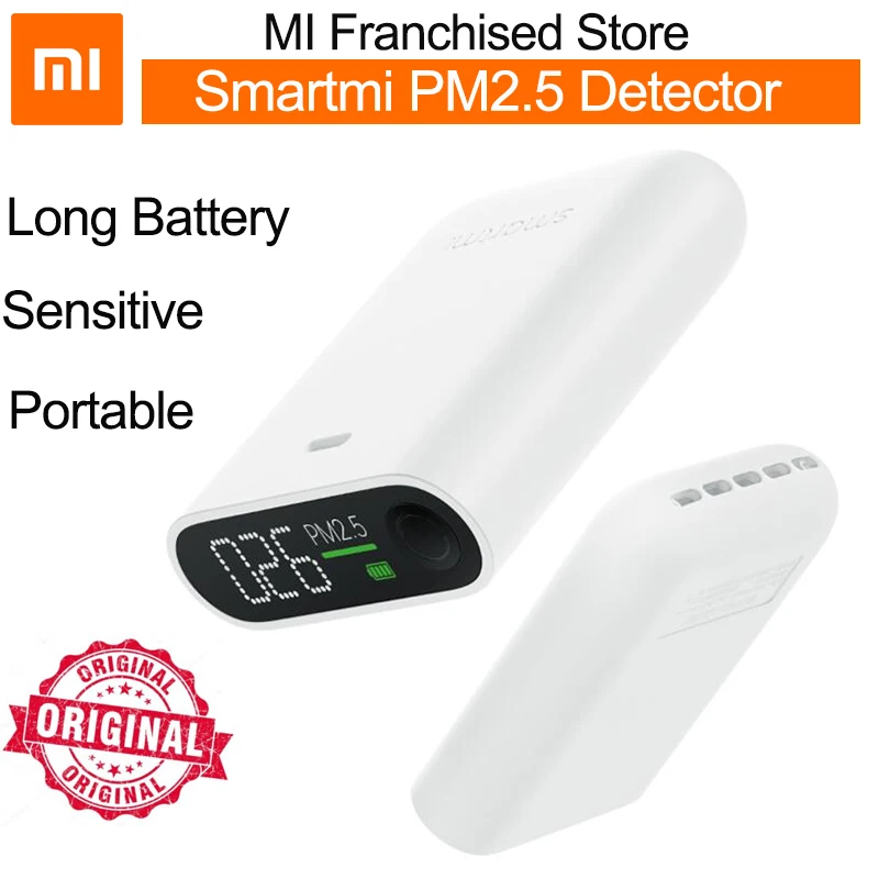 

xiaomi smartmi pm2.5 air detector Portable Sensitive testing LED Screen Digital Indicator Air quality tester for home office