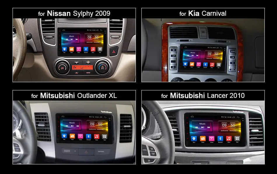 Sale Octa Core Quad Core CPU Android 8.1 2G RAM Car Radio Stereo Player Wifi 4G LTE SIM Network 2din Universal Double 2 din Autoradio 5