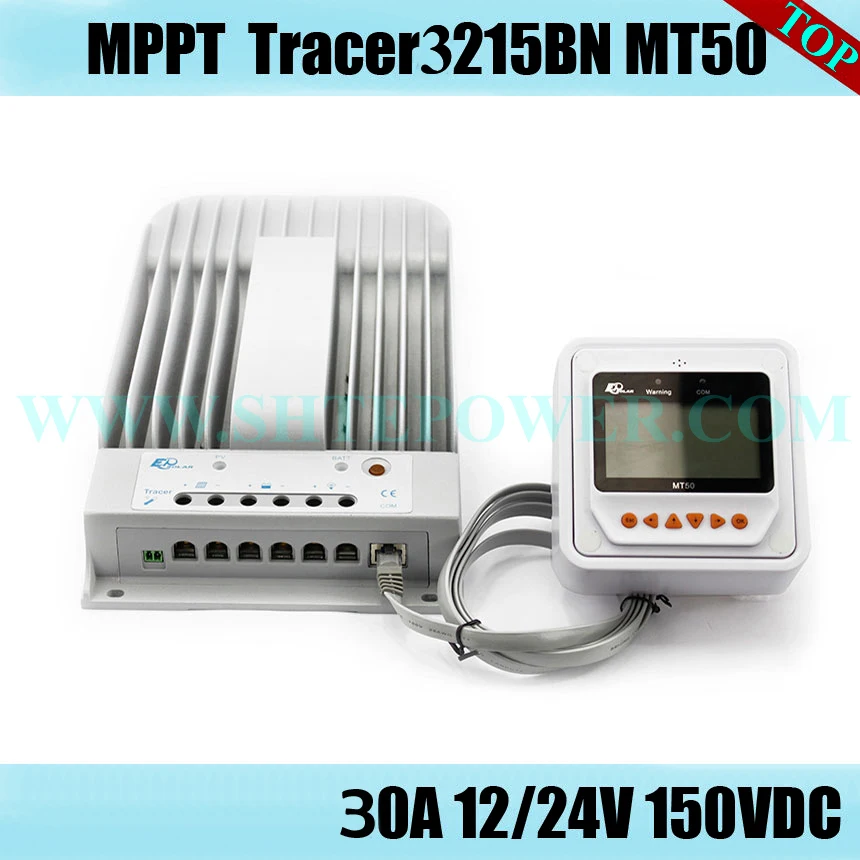 

30A Mppt Lcd Solar Charge Controller for 12v /24v solar system Tracer3215BN
