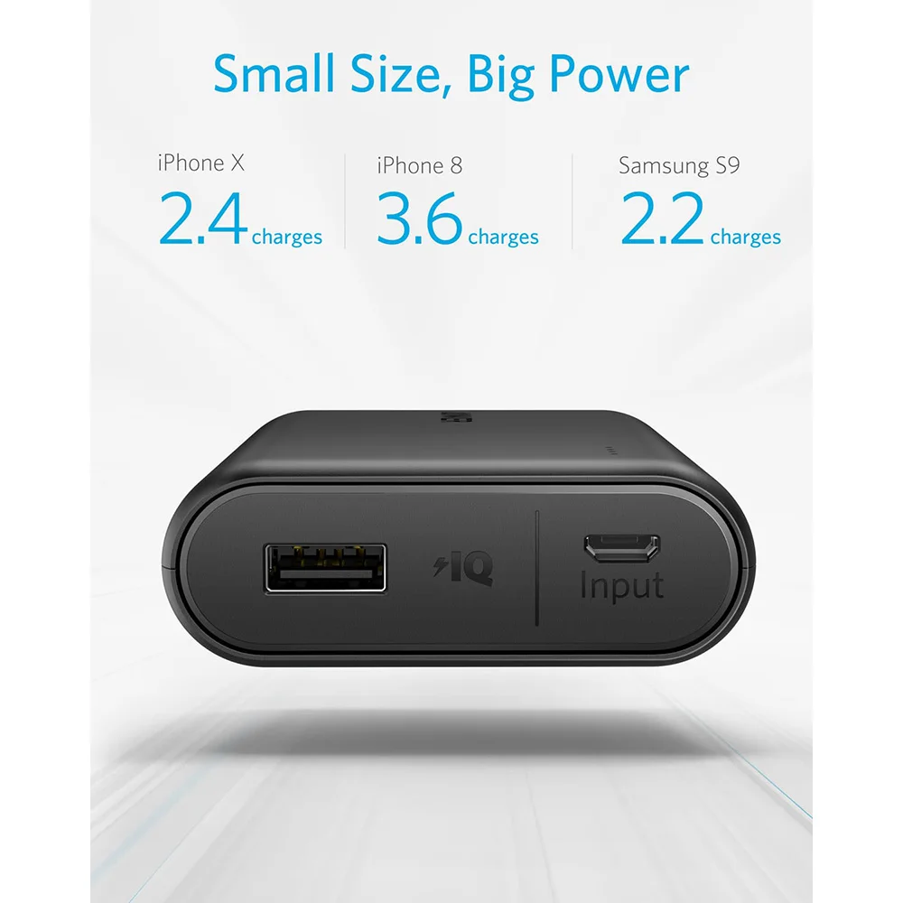 Anker power Core 10000 внешние аккумуляторы мАч ультра компактный высокоскоростная