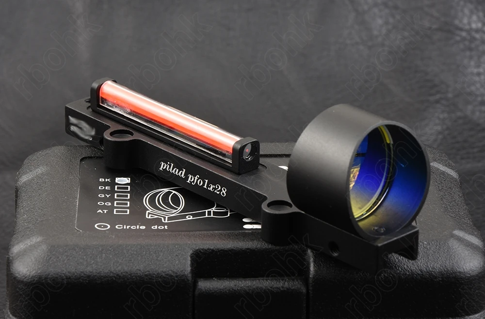 

shotguns lightweight red Fiber Optics 1x Red dot sight scope fit rib rail hunting shooting M1270