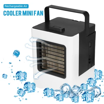 

Rechargeable Mini Portable Air Conditioner Humidifier Purifier Desktop Air Cooling Fan Air Cooler Fan for Car Office Home