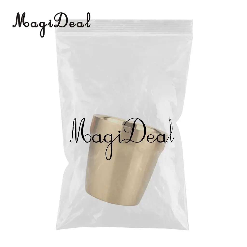 MagiDeal Double Wall Wine Cup 304 Stainless Steel Beer Mug Travel Drinking Glass Gold, Dishwasher Safe, for Ice, Hot Beverage