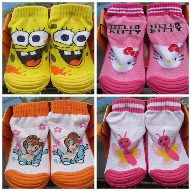 Online Get Cheap Skidders Baby Socks -Aliexpress.com Alibaba Group Cute Handmade Indoor Skidders Baby First Walkers Socks with Rubber Sole for Toddlers Child Shoe for - Online Get Cheap Skidders Baby Socks -Aliexpress.com Alibaba Group