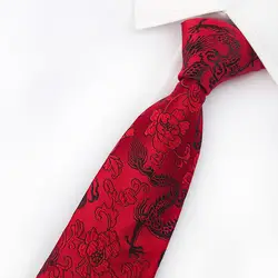 Высокое качество для мужчин галстук мода Китай талисман Узор Галстук Бизнес и свадебный костюм интимные аксессуары
