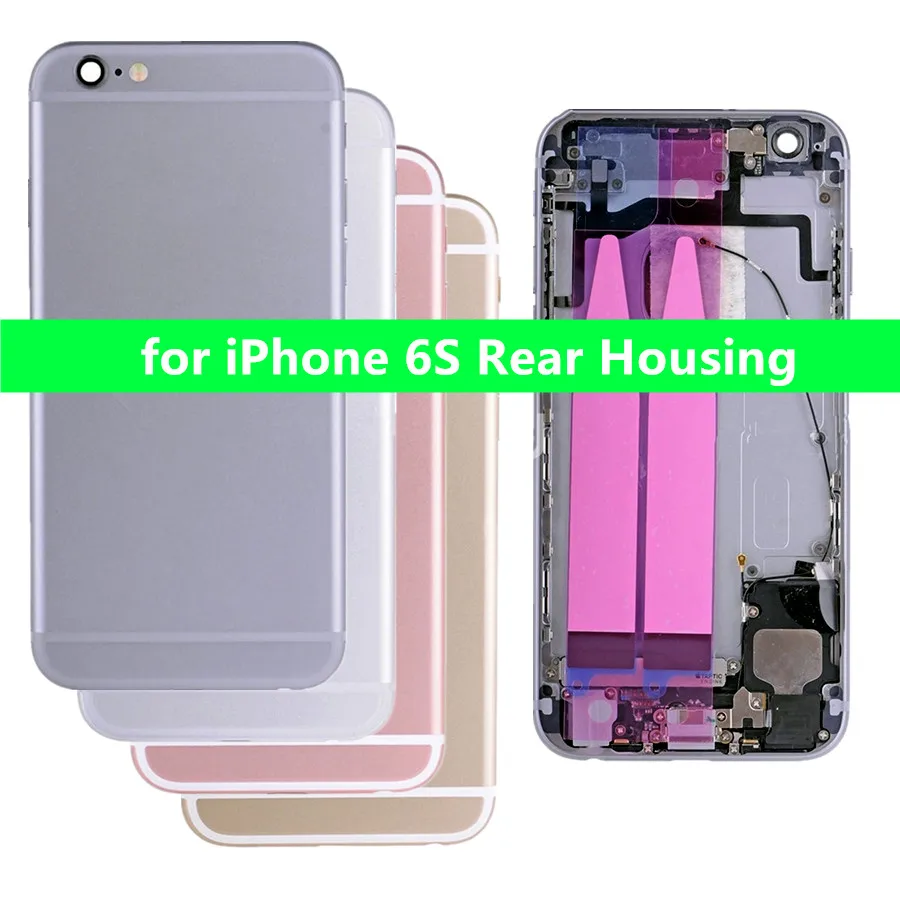 

High Quality Replacement for iPhone 6S Rear Housing Middle Frame with Parts Flex Back Full Assembly,Grey Silver Gold Rose