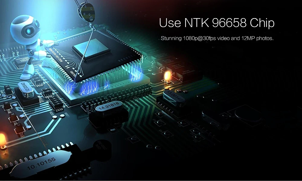 Anytek G100 высококачественный автомобильный видеорегистратор Novatek NTK96658 1080P FHD WiFi камера видеорегистратор регистратор видео рекордер РЕГИСТРАТОР gps трекер