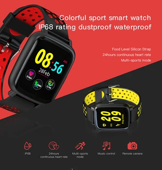 

Smartwatch SN12 2.5D OLED Screen Gorilla Glass Blood oxygen Heart Rate BRIM IP68 Waterproof Activity Tracker Smart Watch PK S9