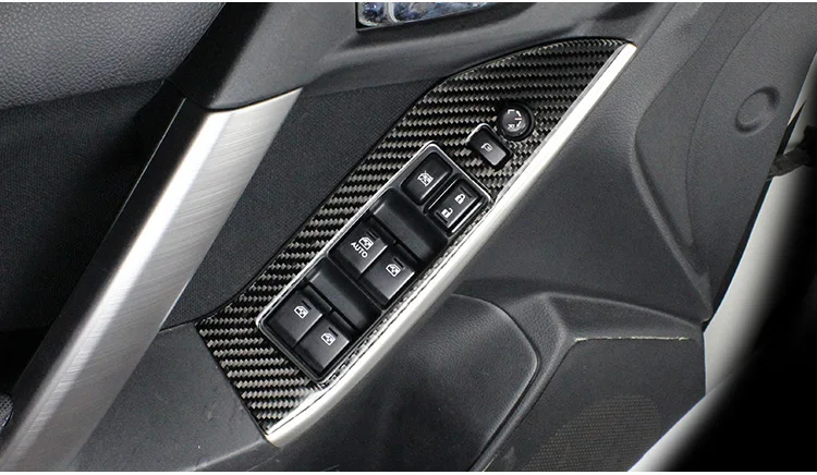 Для Subaru Forester SJ оборудование, подъемная панель управления для окон, декоративные наклейки из углеродного волокна для автомобильной отделки интерьера 20131417