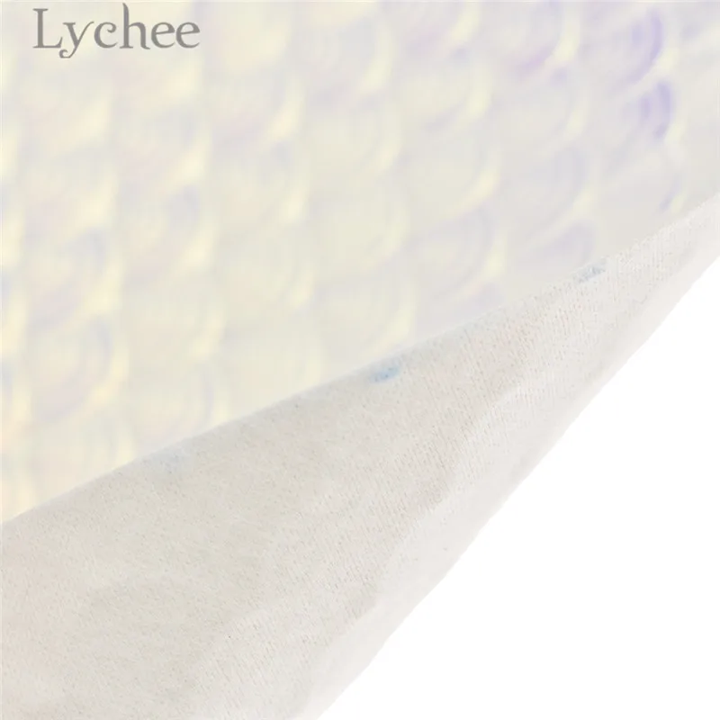 Lychee Life 21x29 см A4 Единорог блеск PU Ткань Высокое качество Синтетическая Кожа DIY материал для сумки ремни одежды