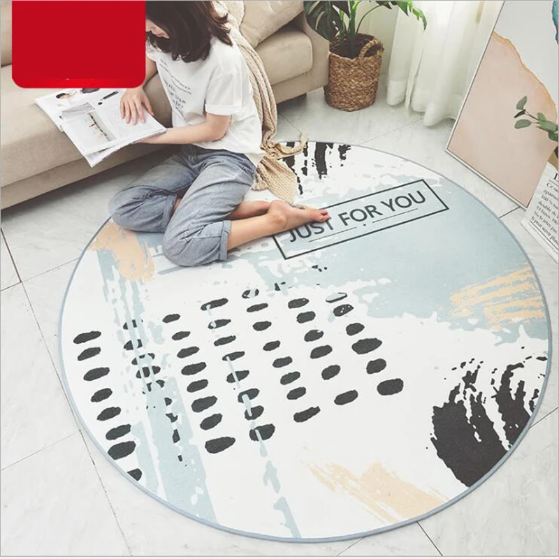 AOVOLL ковер для спальни, простой современный креативный ковер с граффити без волос, коврик для спальни, одеяло, ковер для гостиной, современный ковер