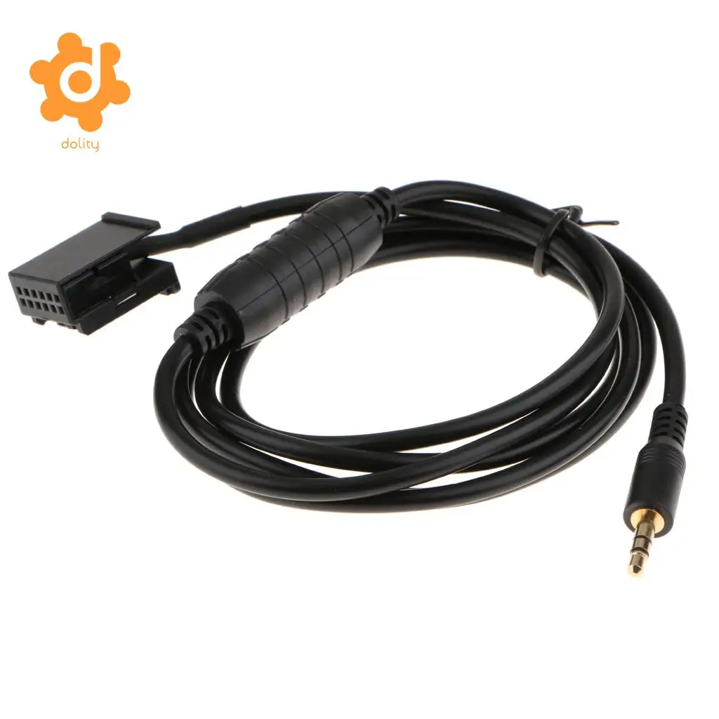 dolity 3.5MM Male AUX Audio Adapter Cable For BMW E85 E83 E83 E86 X3 Mini Cooper