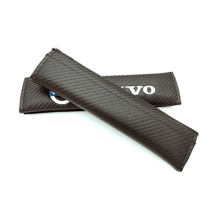 

2pcs Auto Seatbelt Shoulder Protection Padding Winter Summer Car Seatbelts for Volvo LOGO car styling car Automobile
