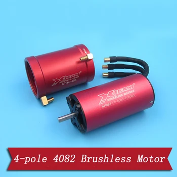 

1PC High Power 4-pole 4082 Brushless Motor KV2000 Marine Water-cooled 5mm Shaft 6S Lipo Battery Parts for 85-110CM RC Boat