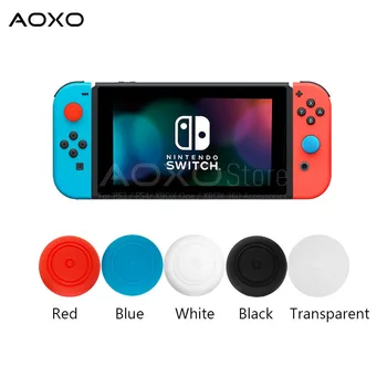 

100pcs/lot Silicone Joystick Caps Thumb Grip Stick Cap Cover for Nintendo Switch Joy-Con NS NX Controller Key Protector buttons