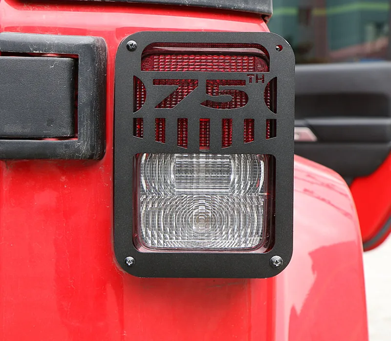 Sansour задний фонарь для автомобиля защитный чехол Jeep Wrangler JK 2007 2016 черный|tail light