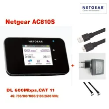 Лот из 100 шт. разблокированная Netgear Aircard AC810S 4G LTE Cat11 WiFi Мобильная точка доступа плюс антенна, DHL